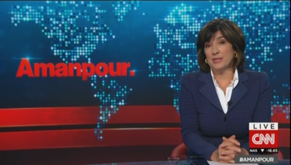 Amanpour Is Given A Graphic Makeover Cnn Commentary
